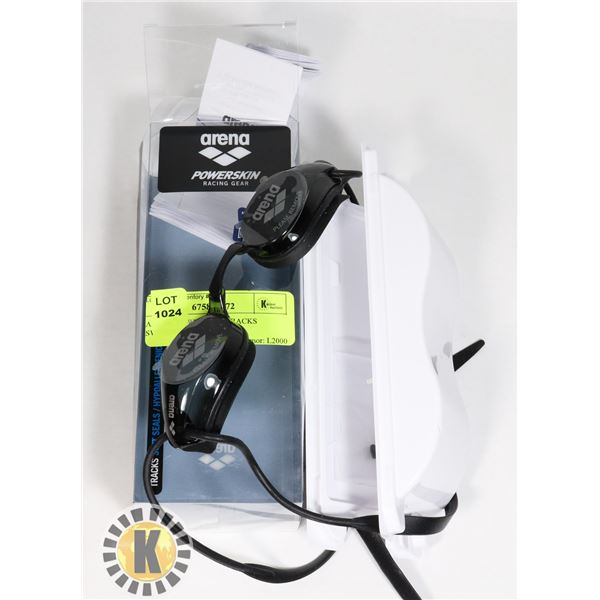 ARENA  POWERSKIN TRACKS SWIMMING GOGGLES