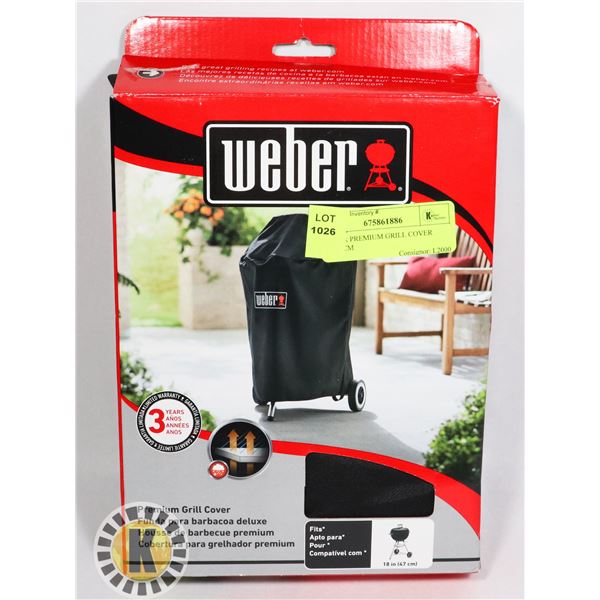 WEBER PREMIUM GRILL COVER 18"/47CM