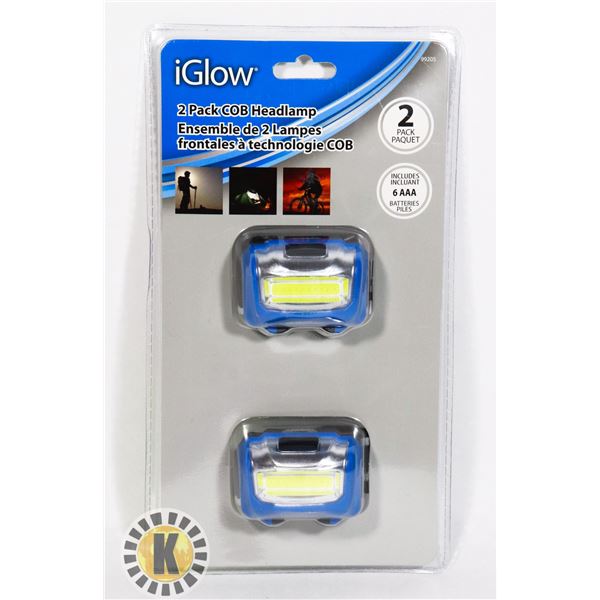 NEW 2 PACK LED HEADLAMPS