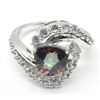 Image 3 : SILVER MYSTIC CZ(2.9CT) RHODIUM PLATED RING