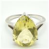 Image 3 : SILVER LEMON QUARTZ(8.1CT) RHODIUM PLATED