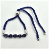 SILVER IOLITE(3.9CT) RHODIUM PLATED THREAD