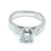 Image 2 : SILVER CERTIFIED  MOISSANITE ( ROUND 7 & 2 MM)