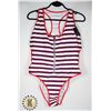 Image 1 : WOMENS ONE PIECE ZIPPER SWIMSUIT SIZE XXL