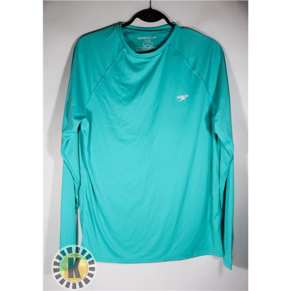 MENS TURQUOISE SPEEDO SPORT TOP SIZE S