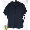 Image 1 : WOMENS NAVY POLO SHIRT SIZE 4X