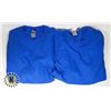 Image 1 : MENS 2 PACK BLUE LONG SLEEVE TEE SIZE XL