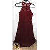 Image 1 : WOMENS S WEDTREND MAROON DRESS