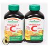 Image 1 : 2 JAMIESON CHEWABLE VITAMIN C 500MG 120CAPS