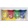 Image 1 : NEW 4PC M&M'S 3D CUP SET