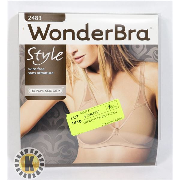 WOMENS 36B WONDER BRA FLESH COLOUR