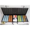 Image 1 : POKER SET IN ALUMINUM  BRIEFCASE CASE