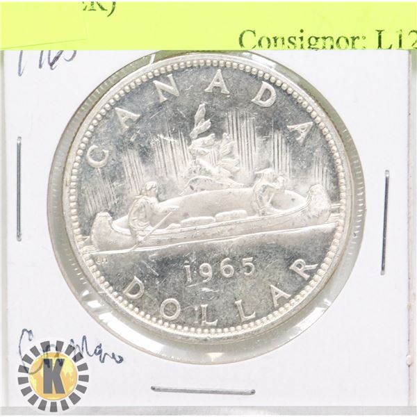 1965 CANADIAN SILVER DOLLAR (80% SILVER)