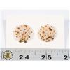 Image 1 : NEW BOUQUET THEME STUD EARRINGS