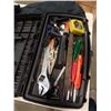 Image 3 : BLACK WORKSCREW TOOLBOX WITH CONTENTS AND 3 PAIRS OF RAIN PANTS