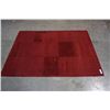Image 1 : RED AREA CARPET 53 X 76 INCHES