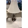 Image 2 : BRASS AND COPPER VINTAGE TABLE LAMPS