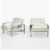 Image 1 : Milo Baughman Armchairs, pair, circa 1950