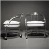 Image 3 : Hill Manufacturing Co.  Lucite chairs, set of 4, USA, c. 1950