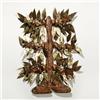Image 1 : Mid-Century Modern brass wall art, c. 1950 USA