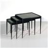 Image 1 : T. H. Robsjohn-Gibbings Pencil legs nesting tables, set of 3, USA, c. 1950