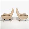 Image 3 : Marco Zanuso Armchairs, pair, Italy, c. 1950