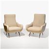 Image 4 : Marco Zanuso Armchairs, pair, Italy, c. 1950