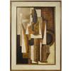 Image 1 : Cubism style painting, c 1950