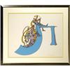 Image 1 : Peter Max litograph: Hieroglyphic I. , 1970
