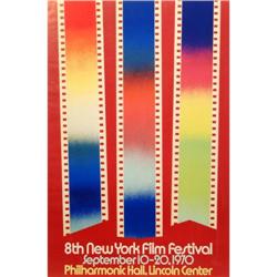 James Rosenquist 8th New York Film Festival, September, 10-20, 1970