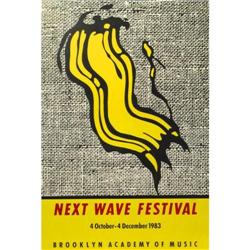 Roy Lichtenstein Next Wave Festival, New York, 1983