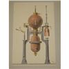 Image 1 : Art Deco watercolor Machine, Usa 1910 NO RESERVE