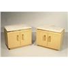 Image 1 : Steven Chase custom night stands pair,USA c. 1985