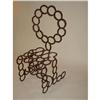 Image 3 : Iron "Horseshoe chair", Texas c. 1970 NO RESERVE
