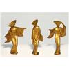 Image 1 : Sculpture Geisha dancers,set of 3 1950 NO RESERVE