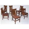 Image 1 : Gustav Stickley,dining chairs 6pcs, 1912-1916