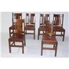 Image 2 : Gustav Stickley,dining chairs 6pcs, 1912-1916