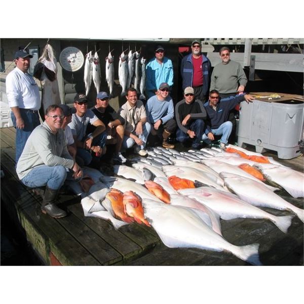 Alaska Salmon/Halibut Fishing Trip for 2