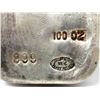 Image 2 : 100 Oz. Johnson Matthey .999 Silver Bar