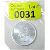 Image 1 : 1 Oz .999 Fine Silver 2021 Krugerrand Coin