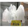 Image 1 : 5 Selenite Healing Towers (Satin Spar)