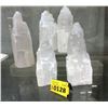 Image 1 : 5 Selenite Healing Towers (Satin Spar)