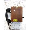 Image 1 : Vintage Wood Northern Electric Wall Phone