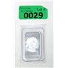 Image 1 : 1 Oz. .999 Fine Silver First Nations/Buffalo Bar
