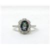 Image 1 : Mystic Topaz & Diamond Sterling Silver Ring