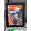 Image 1 : Porsgrund Norway "The Scream" Porcelain Art Tile