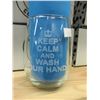 Image 2 : 8 New Etched Glass Stemless Wine Glasses