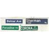 Image 1 : 4 Movie Prop Street Signs