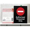 Image 1 : Neighborhood Watch & Personnel Only Sign