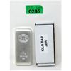 Image 1 : 1 Kilo .999 Silver JBR Recovery Silver Bar